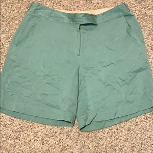 High waisted green Tommy Bahama shorts